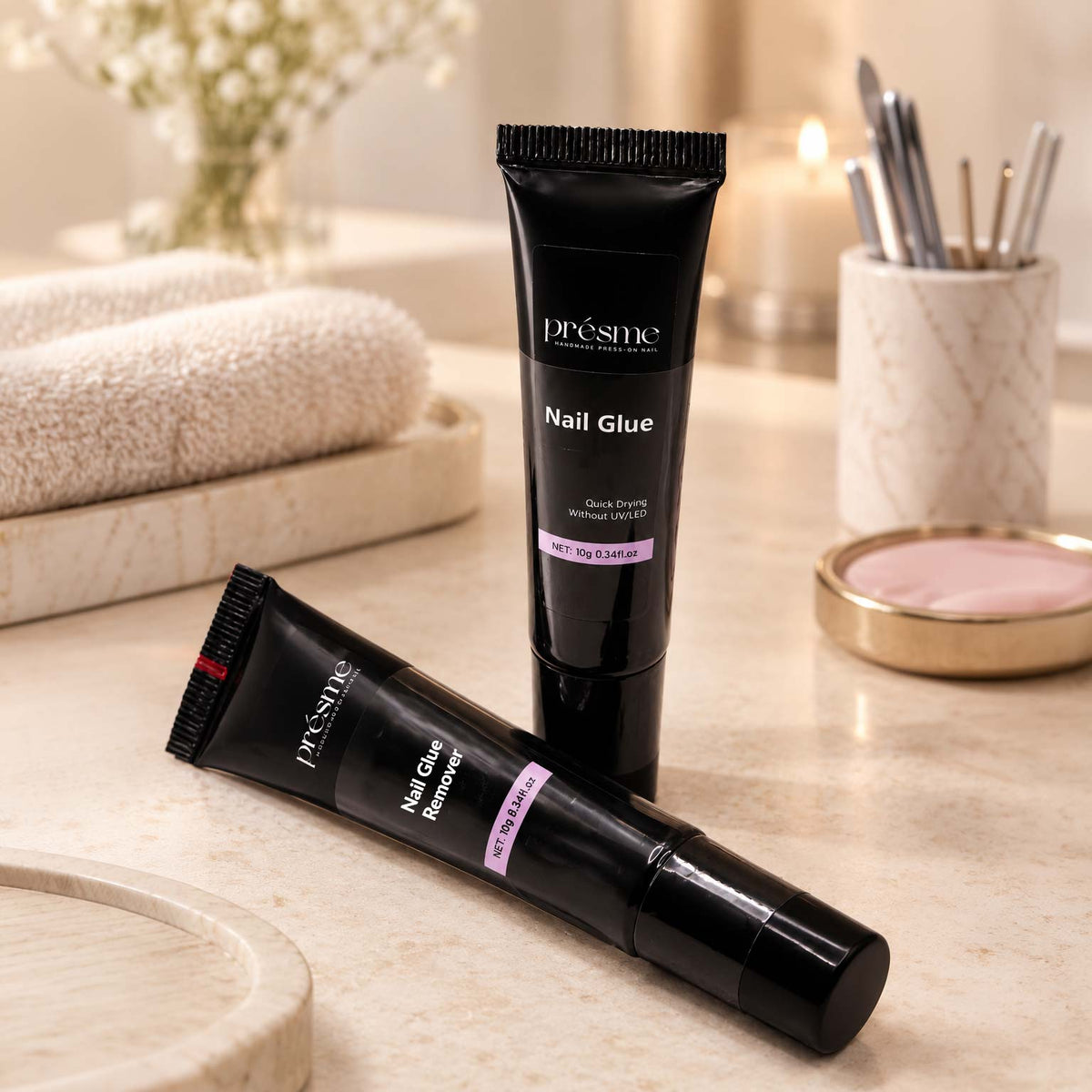 On & Off | Press-On Nail Glue & Remover Set
